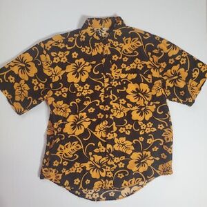 Fear and Loathing in Las Vegas Raoul Duke (Hawaiian) Gold & Black Shirt (Large)